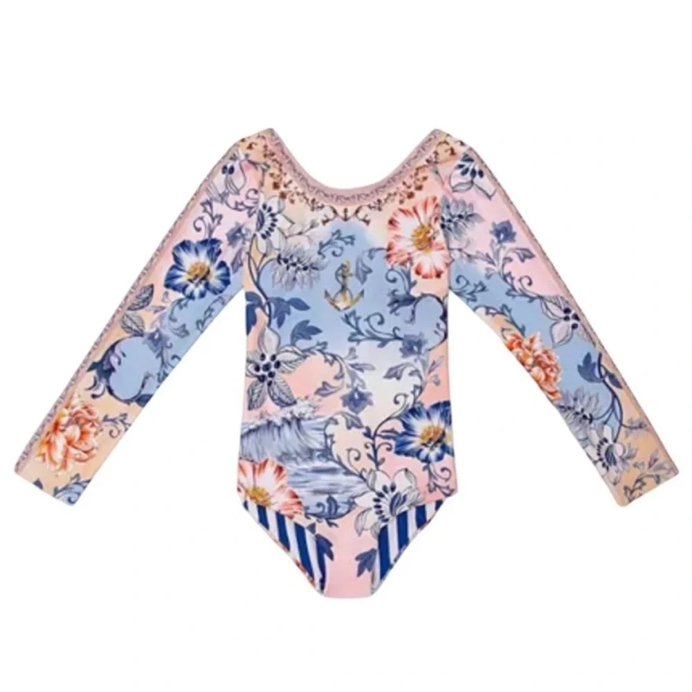 AGUA BENDITA GIRLS HONEY KAI LONG SLEEVES ONE PEICE SWIMSUIT
